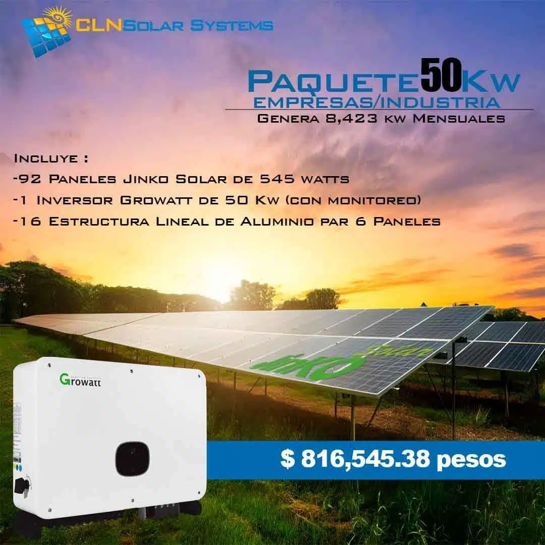 Sistema de 50kw/h