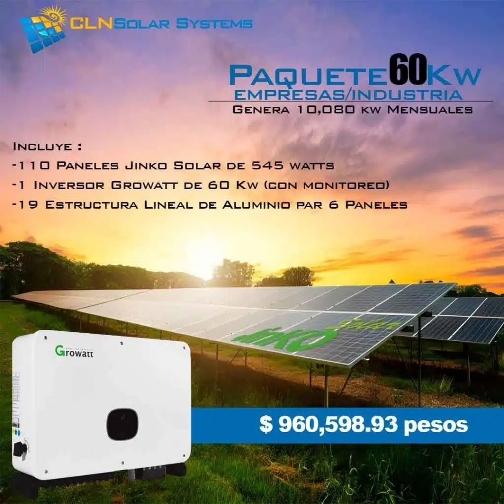 Sistema de 60kw/h