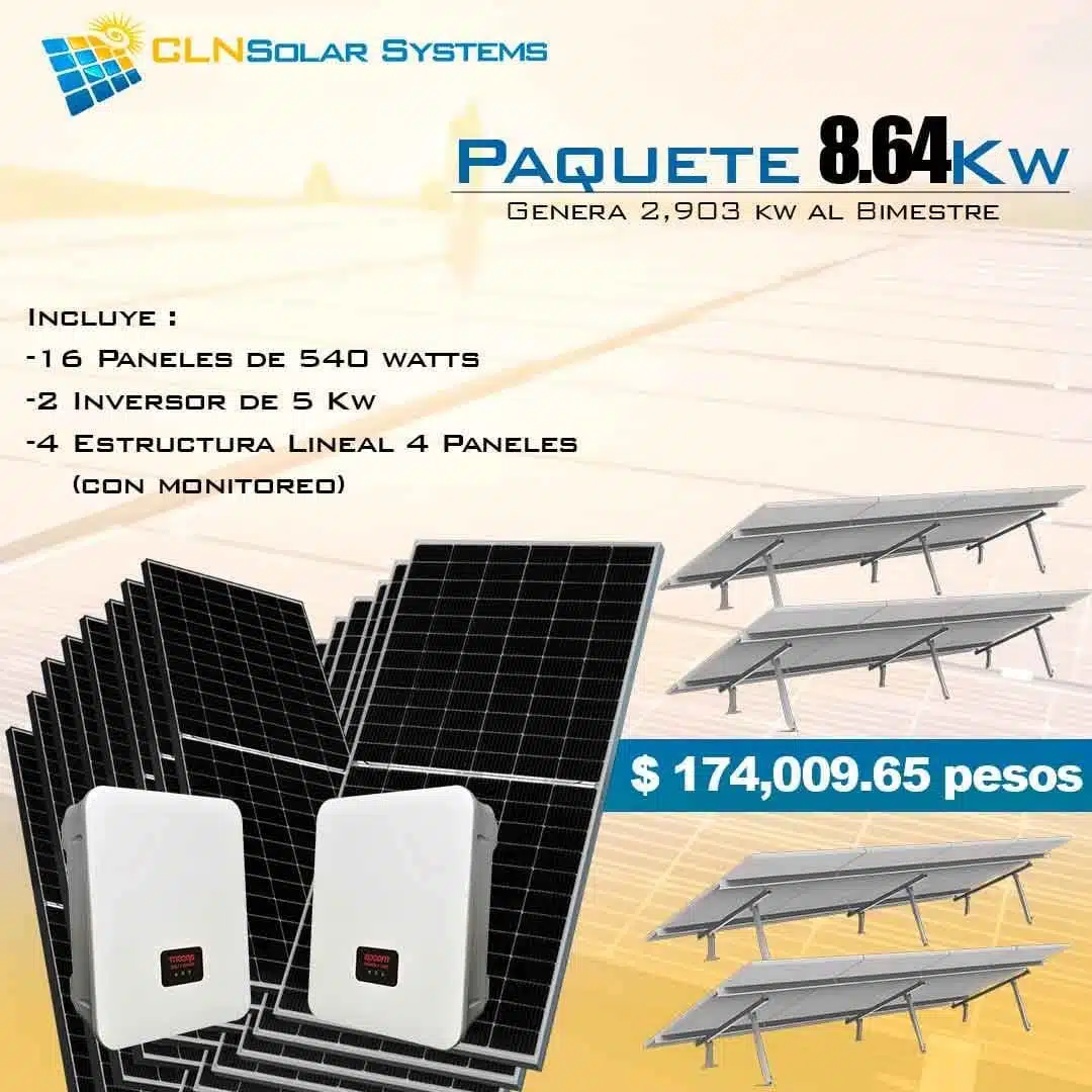 Sistema de 8kw/h
